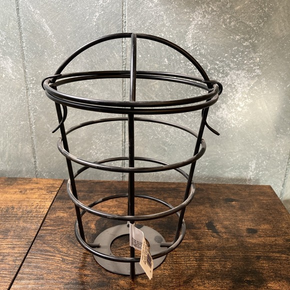 Matte Black Metal Light Cage 2 1/4" Fitter - Picture 2 of 4